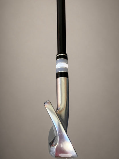 A Gray Thunder ferrule installed on an iron, seating the black shaft into the polished hosel.